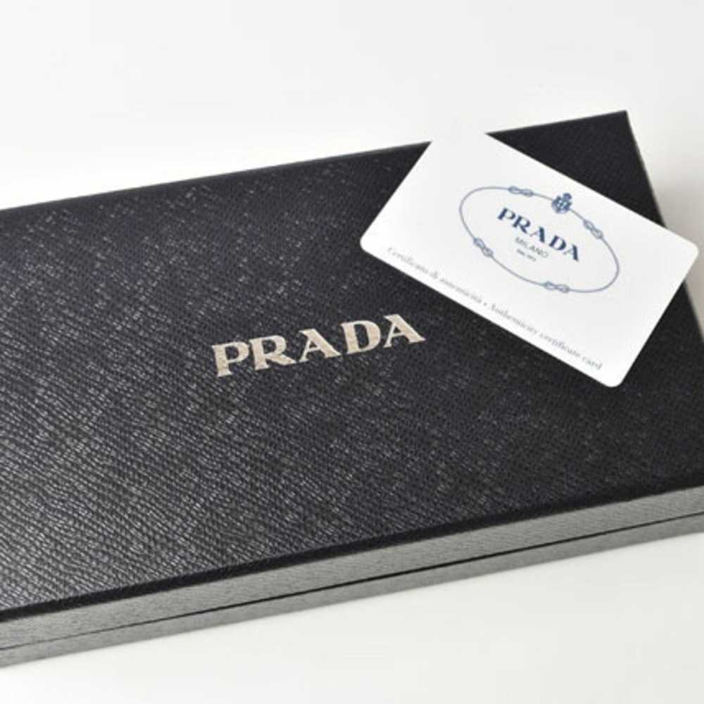 Prada Saffiano Pink Metal Wallet (Pre-Owned) - image 6