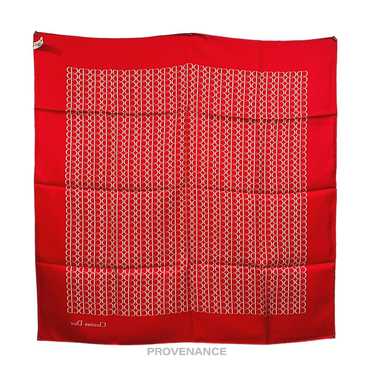 Dior 🔴 Christian Dior CD Monogram Silk Scarf 75 … - image 1