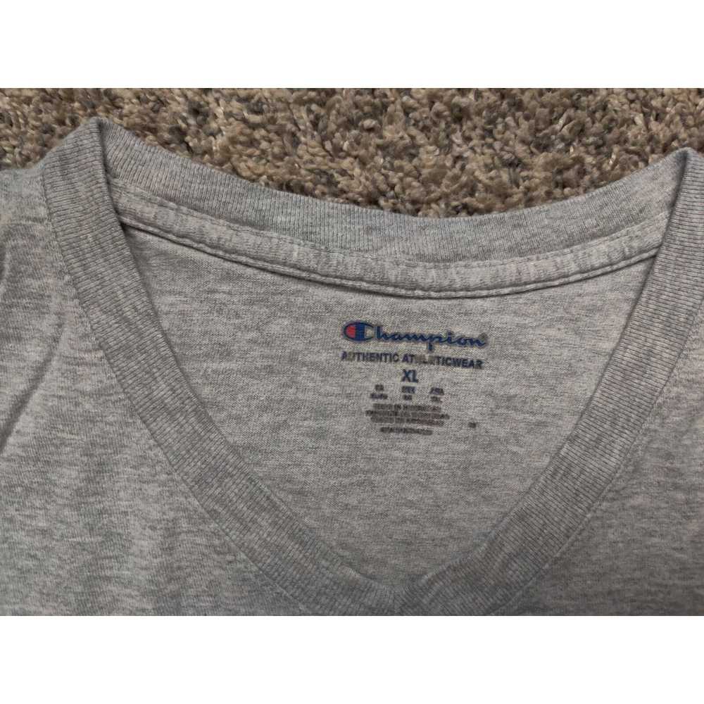 Champion Champion Shirt Adult Mens XL Solid Gray … - image 4