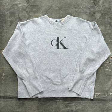 Vintage Vintage Calvin Klein Embroidered Sweatshi… - image 1