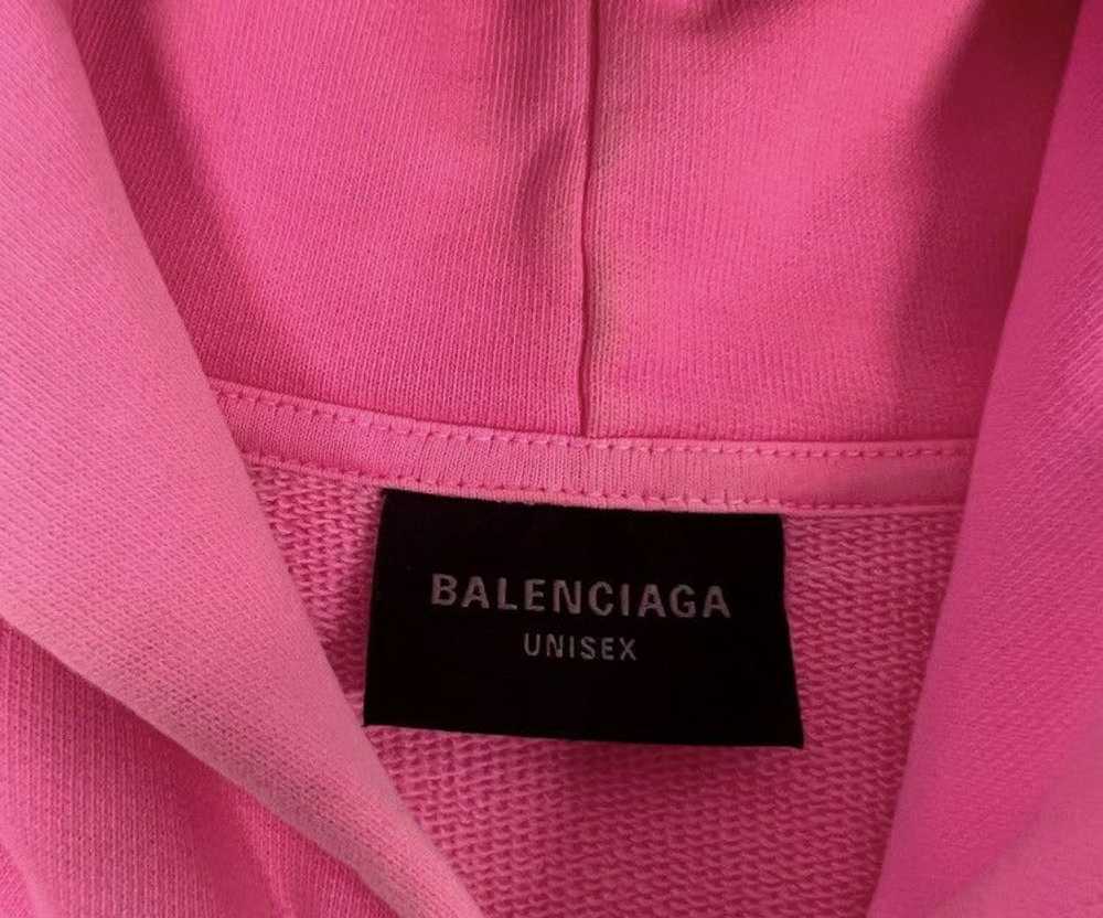 Balenciaga Balenciaga mud dyed vintage pink hoode… - image 6