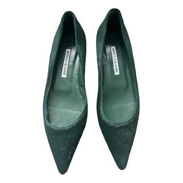 Manolo Blahnik Pony-style calfskin ballet flats - image 1