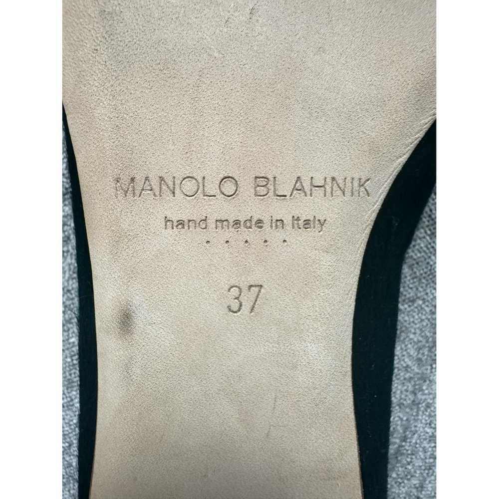 Manolo Blahnik Pony-style calfskin ballet flats - image 7