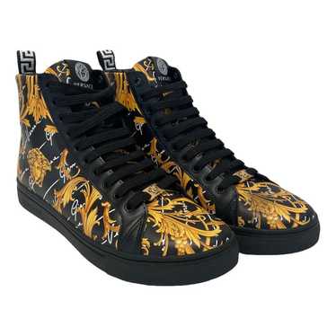 Versace Leather trainers