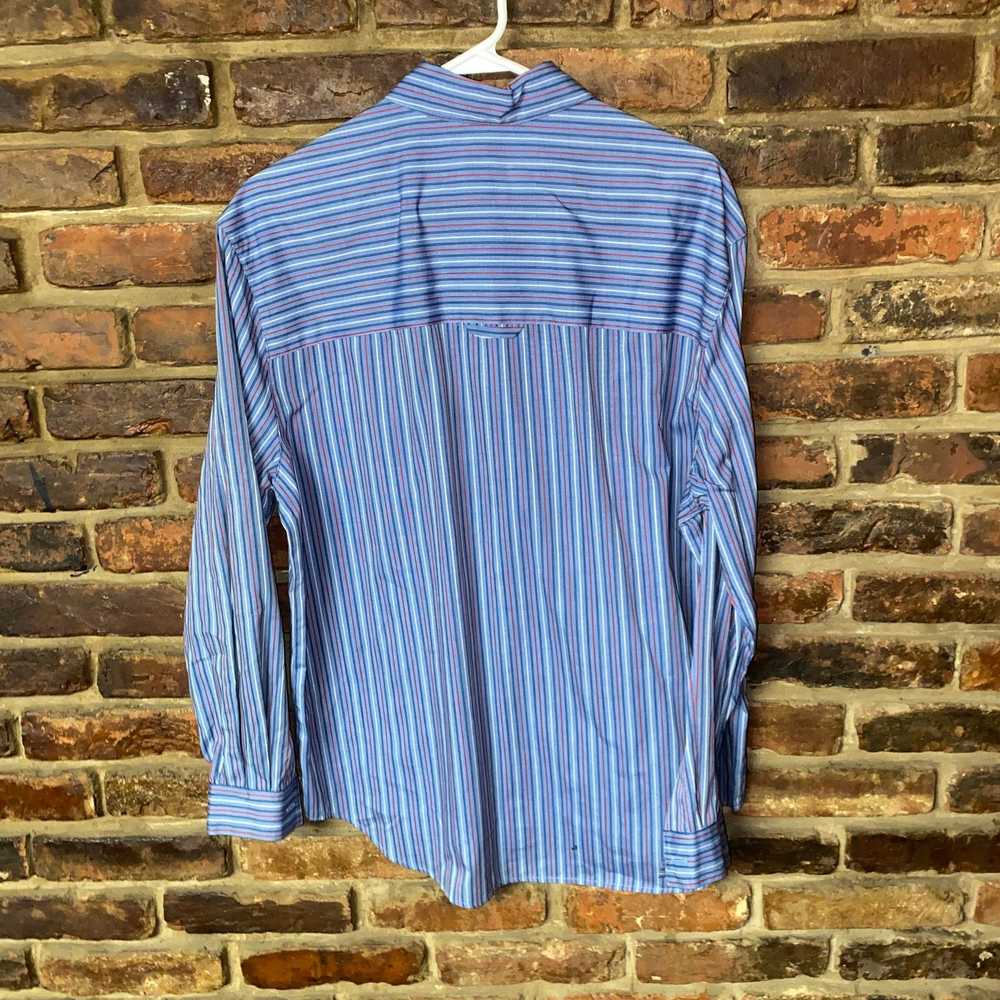 Other Liz Claiborne Sport Blue Red Striped Button… - image 5