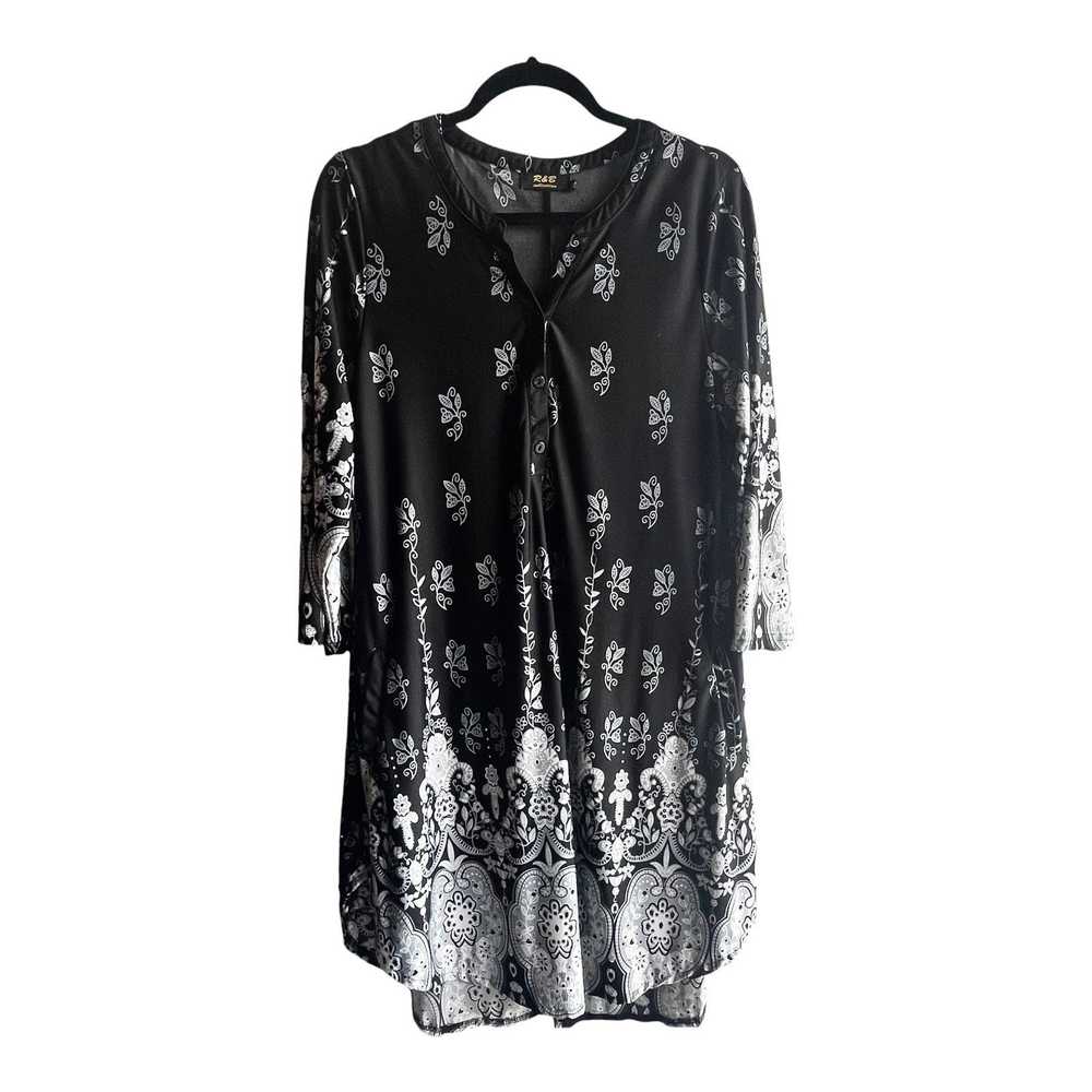 Vintage R & B Collection DRESS Women's XL Long Sl… - image 2