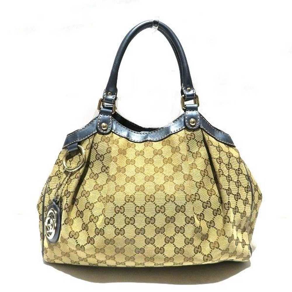 Gucci Gucci Gucci GG Canvas Sukey Handbag 211944 … - image 1