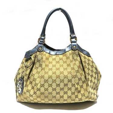 Gucci Gucci Gucci GG Canvas Sukey Handbag 211944 … - image 1