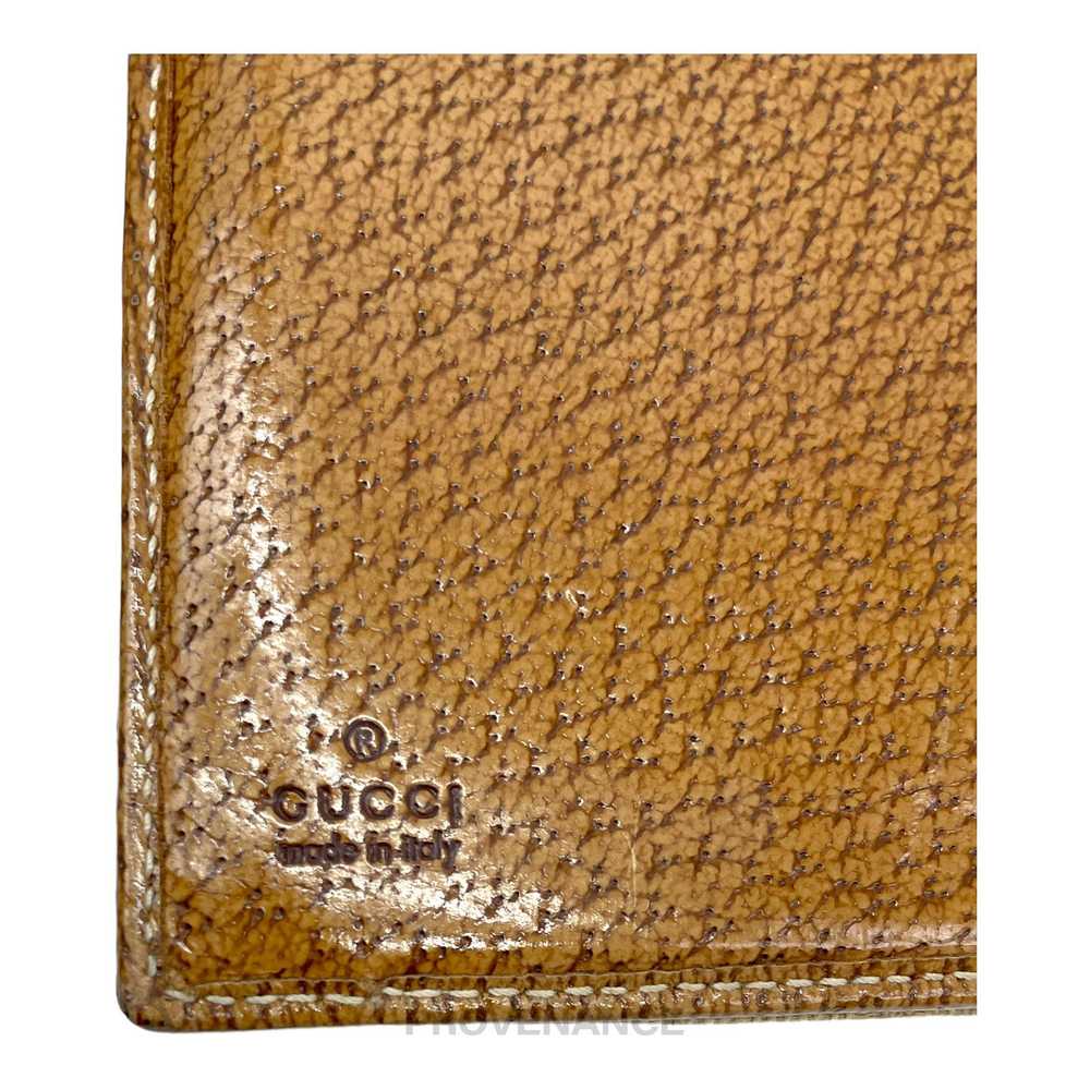 Gucci 🔴 Gucci Long Wallet - GG Canvas Brown Stud… - image 9