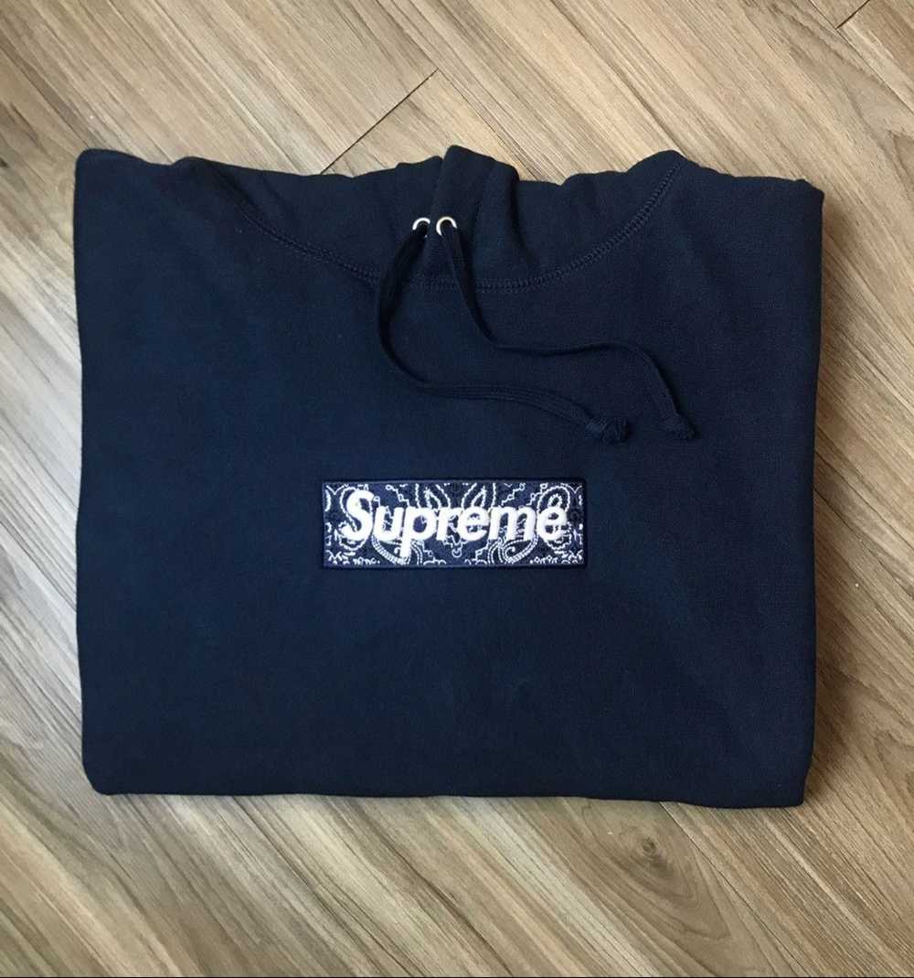 Supreme Supreme Bandana Box Logo Hoodie - image 1