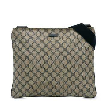 Brown Gucci GG Supreme Crossbody