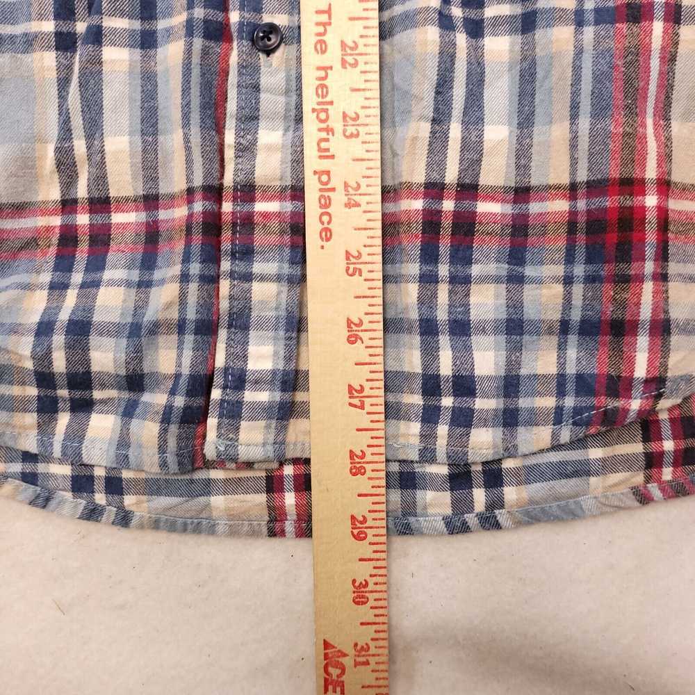 Merona Merona Madras Flannel Shirt Mens Size Larg… - image 8