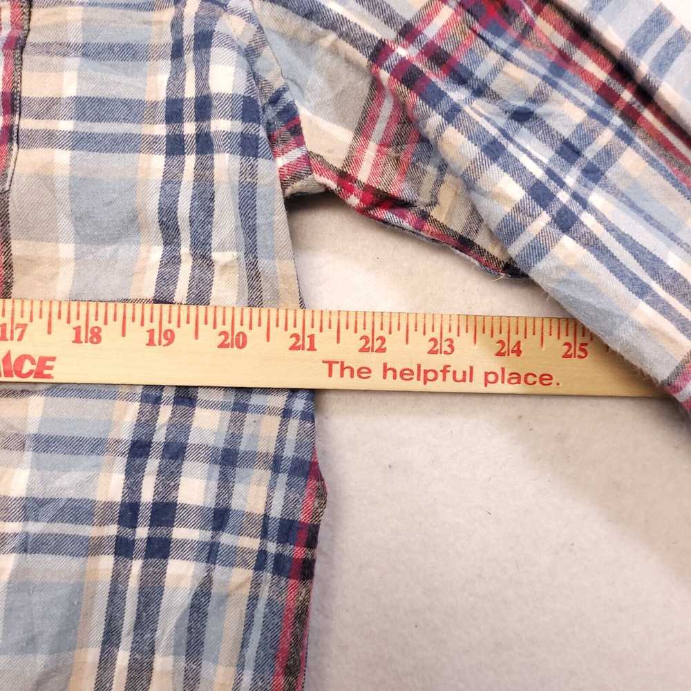 Merona Merona Madras Flannel Shirt Mens Size Larg… - image 9