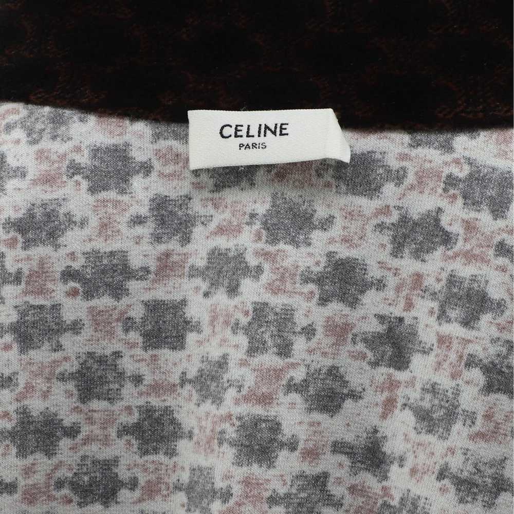 CELINE Women's Zip Up Jacket Triomphe Velvet - image 4