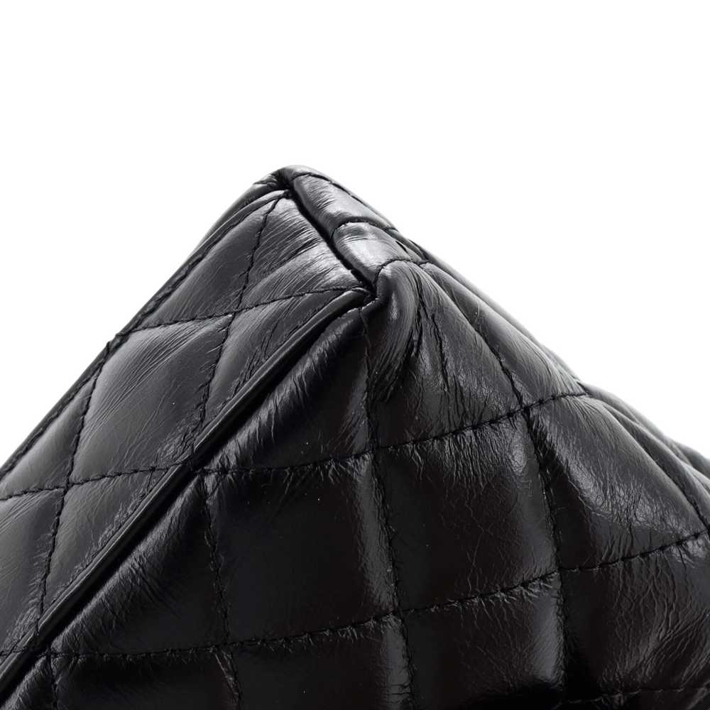 CHANEL Kelly Top Handle Clutch with Chain Quilted… - image 7