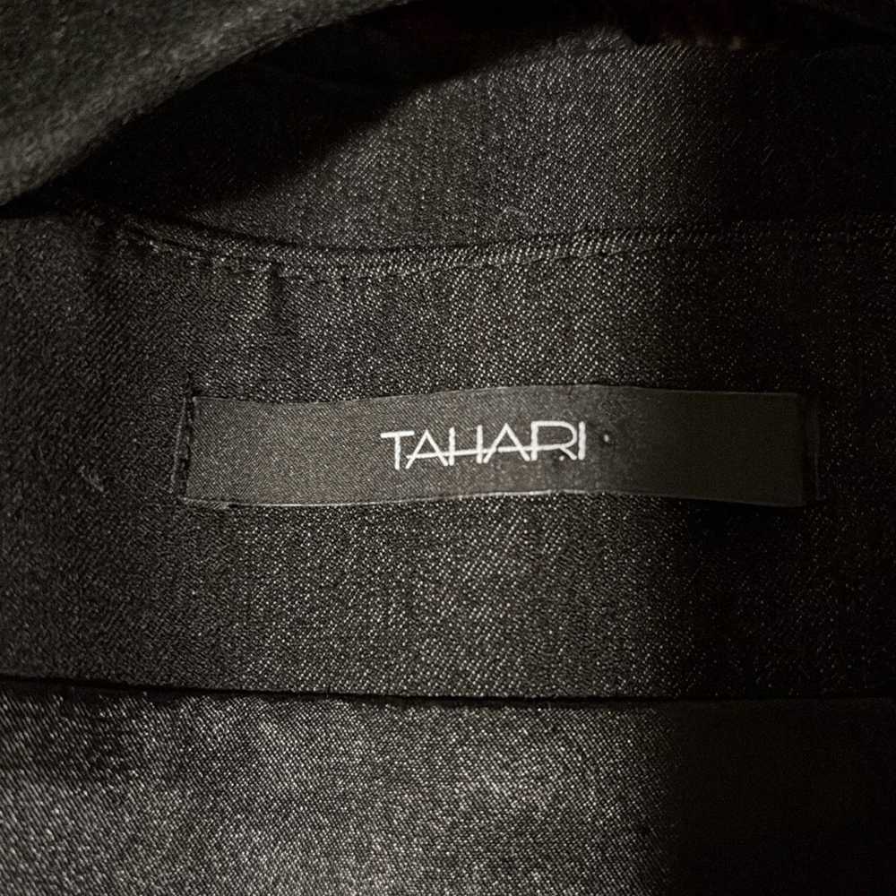 Elie Tahari Tahari Black Gray Full Zip Lapel-Less… - image 9