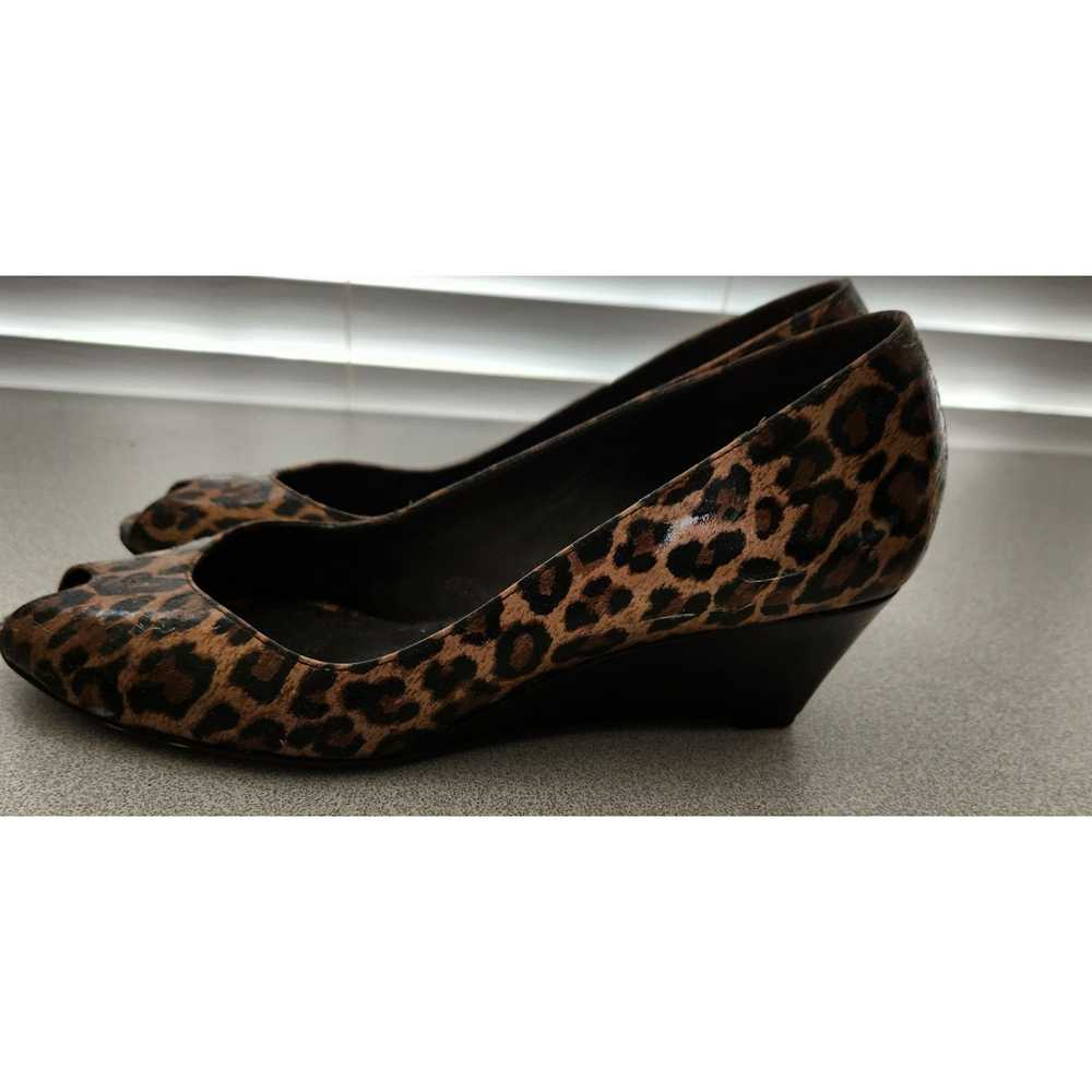 Other Gianni Bini Brown Black Leopard Print Open … - image 2