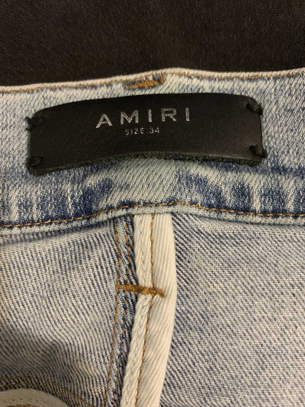 Amiri Amiri skinny ripped blue jeans - image 5