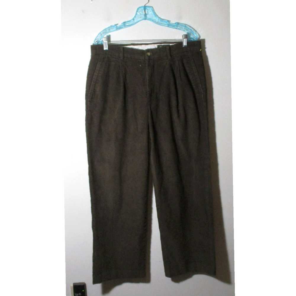 Eddie Bauer Exclusive Brown Corduroy Pants with P… - image 1