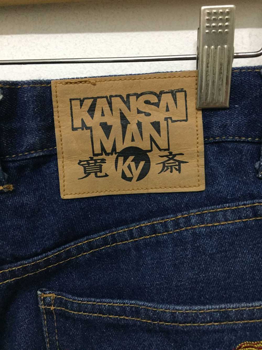 Kansai Yamamoto 80's Kansai MAN Embroidered Gold … - image 5