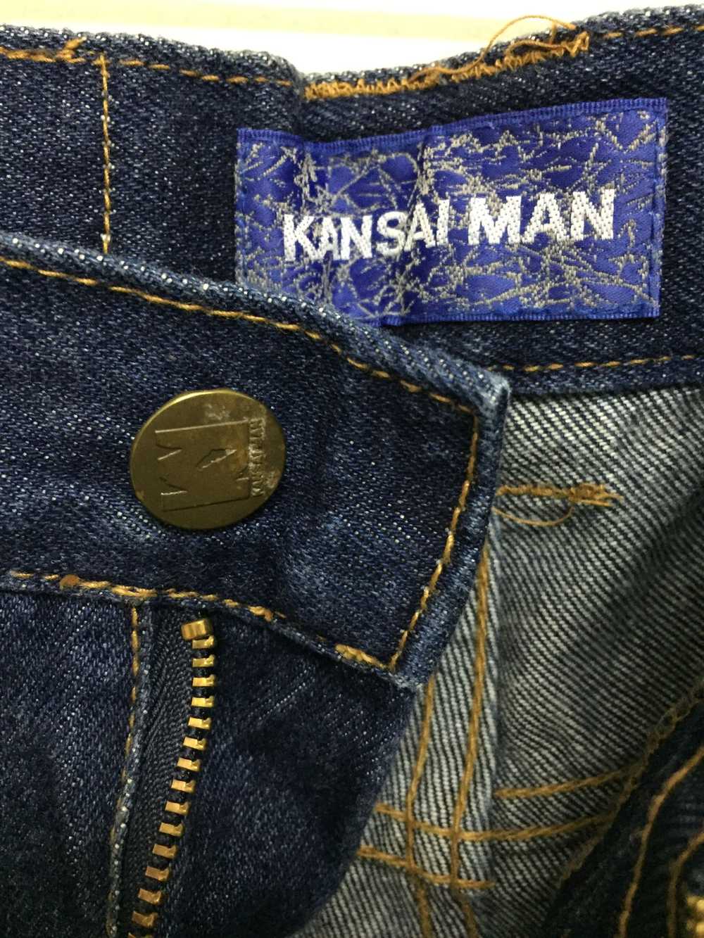 Kansai Yamamoto 80's Kansai MAN Embroidered Gold … - image 9