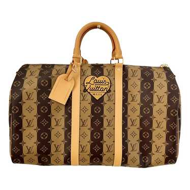 Louis Vuitton Keepall cloth travel bag