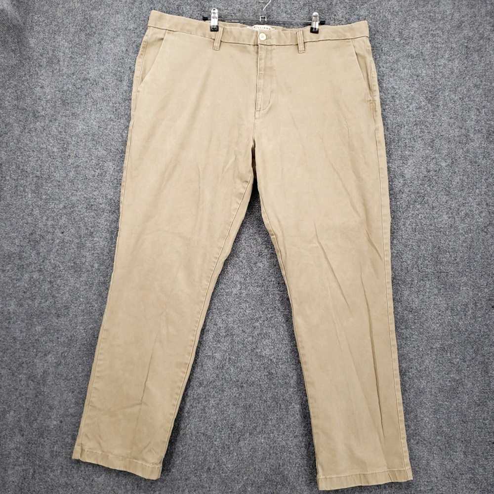 Vintage Khaki Stirling Chino Flat Front Straight … - image 1