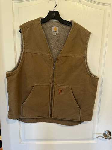 Carhartt Carhartt men’s Sherpa Lined Vest Extra La