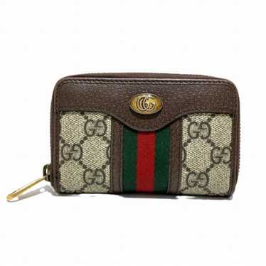 Gucci -- Beige Calfskin Wallet (Pre-Owned) - image 1