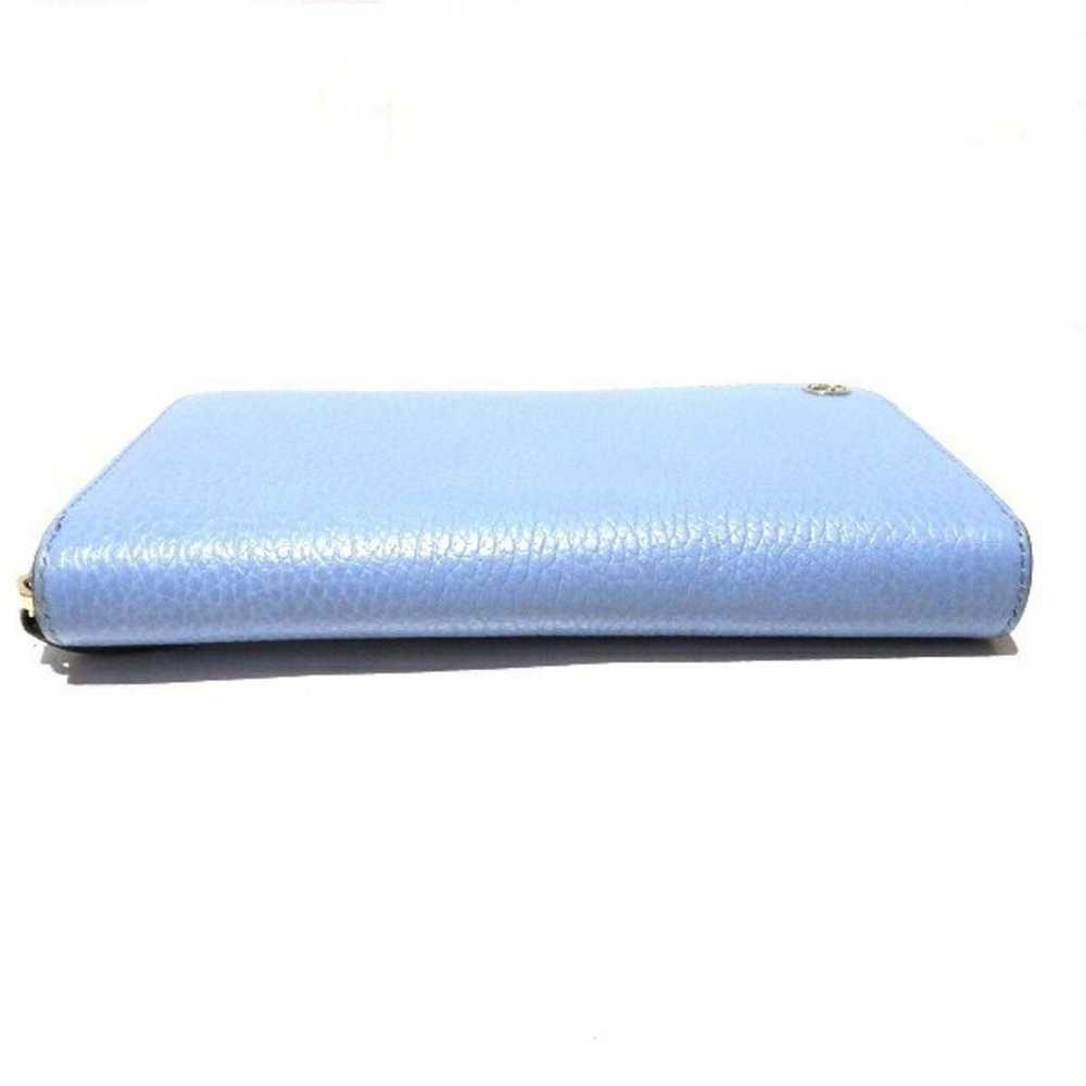 Gucci Zip Around Blue Leather Wallet (Pre-Owned) - image 2