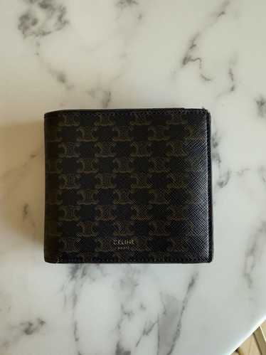 Celine Celine triomphe pattern billfold wallet