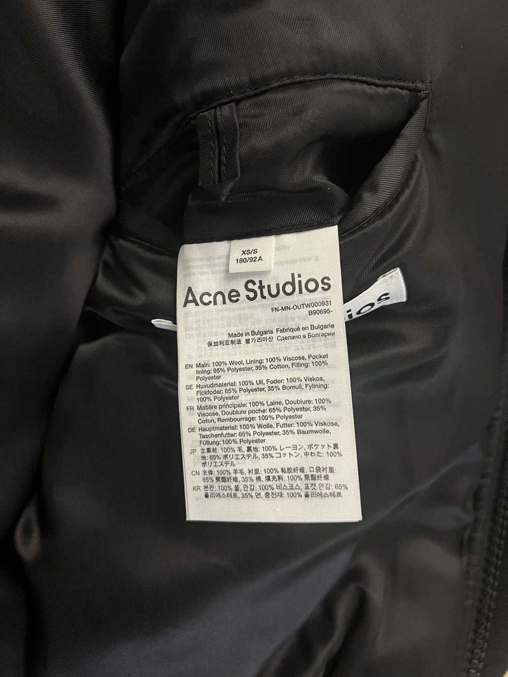 Acne Studios Acne Studios Wool Bomber - image 8