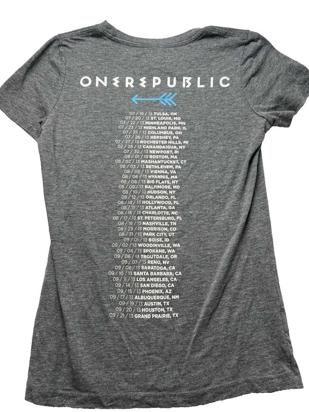 Designer One Direction 2013 Tour Shirt Rare Gray … - image 2