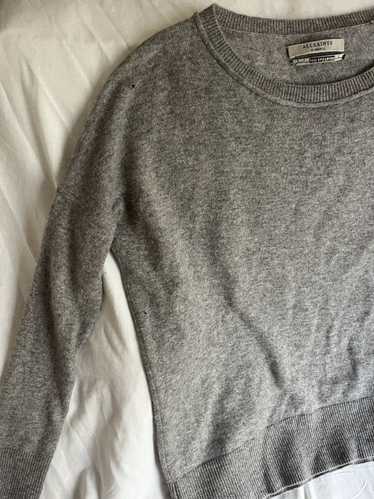 Allsaints ALLSAINTS GREY CASHMERE SWEATER SZ XS