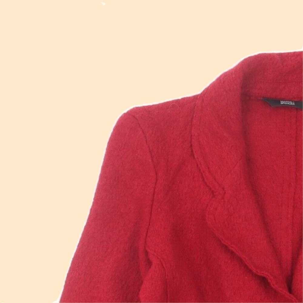 Vintage Women's Classic Red Blazer Jacket from Ma… - image 3