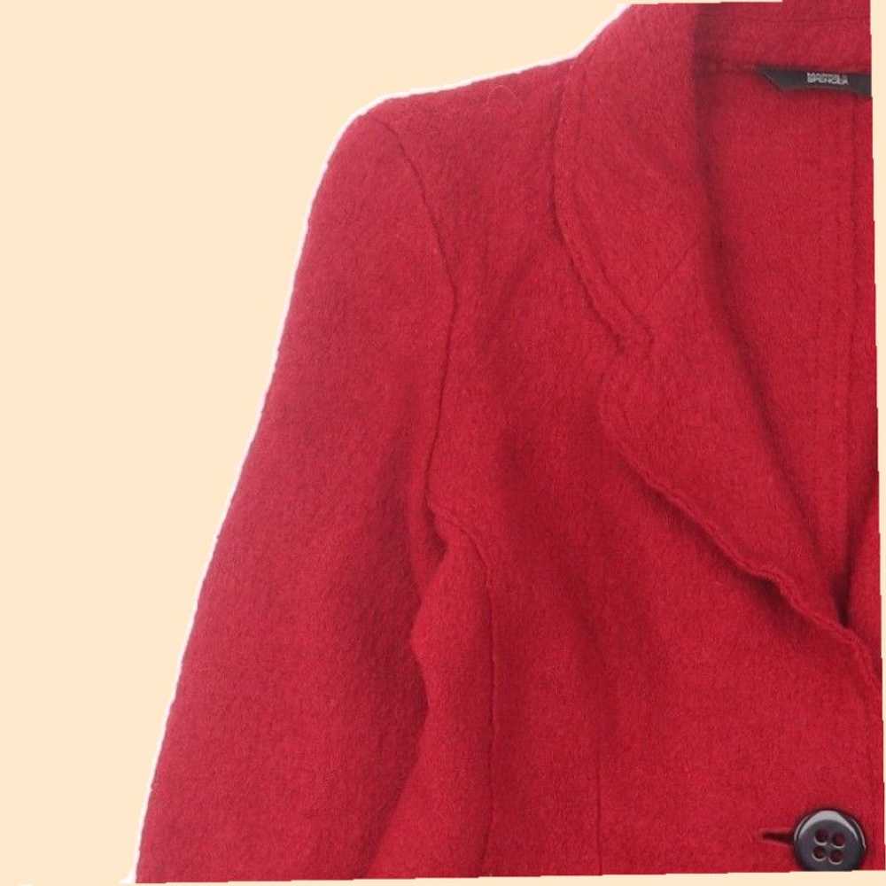 Vintage Women's Classic Red Blazer Jacket from Ma… - image 6