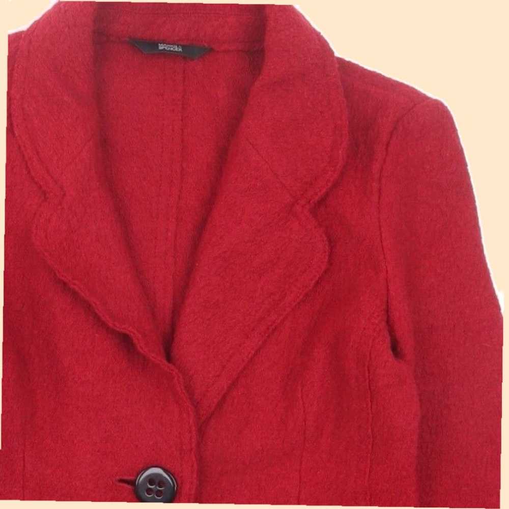 Vintage Women's Classic Red Blazer Jacket from Ma… - image 7