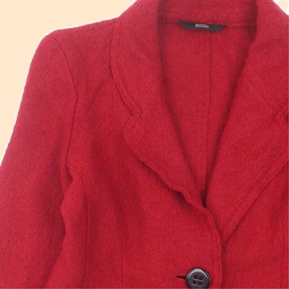 Vintage Women's Classic Red Blazer Jacket from Ma… - image 8