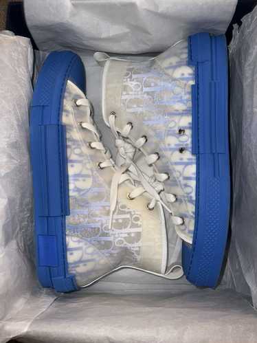 Dior Dior B23 Oblique High Top Shoes Blue White Sn