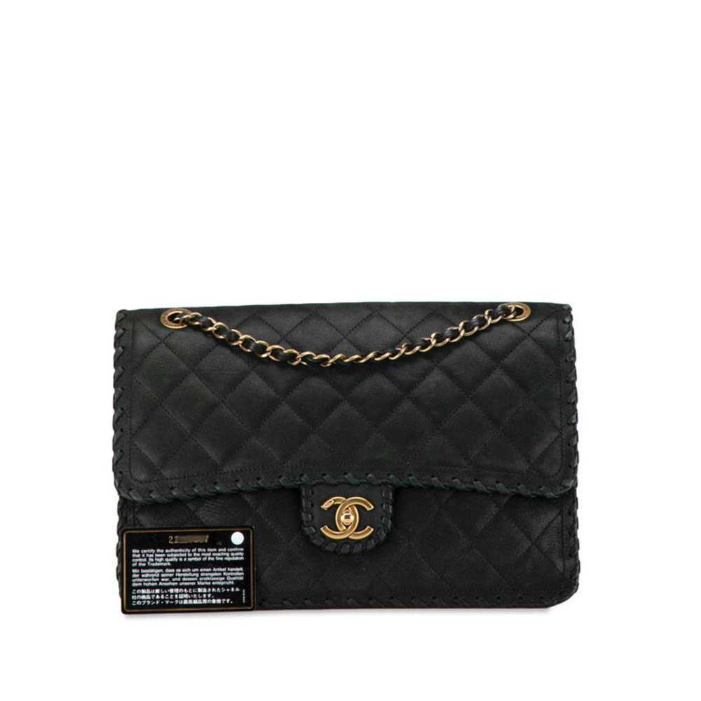 Chanel Timeless Black Leather Shoulder Bag (Pre-O… - image 9