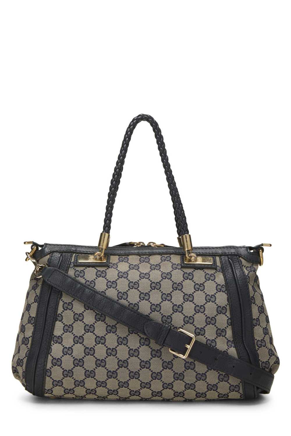 Navy GG Canvas Bella Tote - image 4