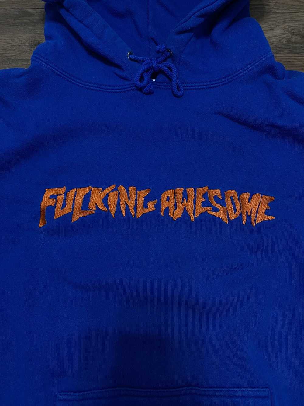 Fucking Awesome Fucking awesome blue red embroide… - image 2