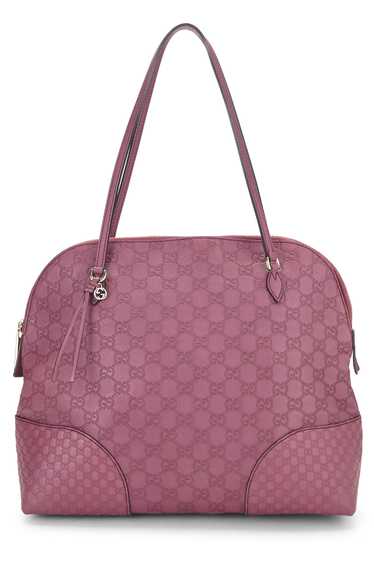 Purple Guccissima Leather Bree Tote