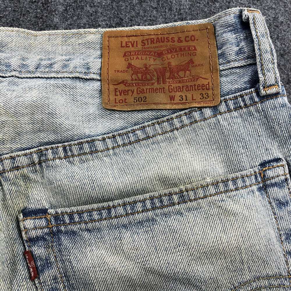 Levi's × Vintage Vintage Light Wash Levis 502 Jea… - image 6