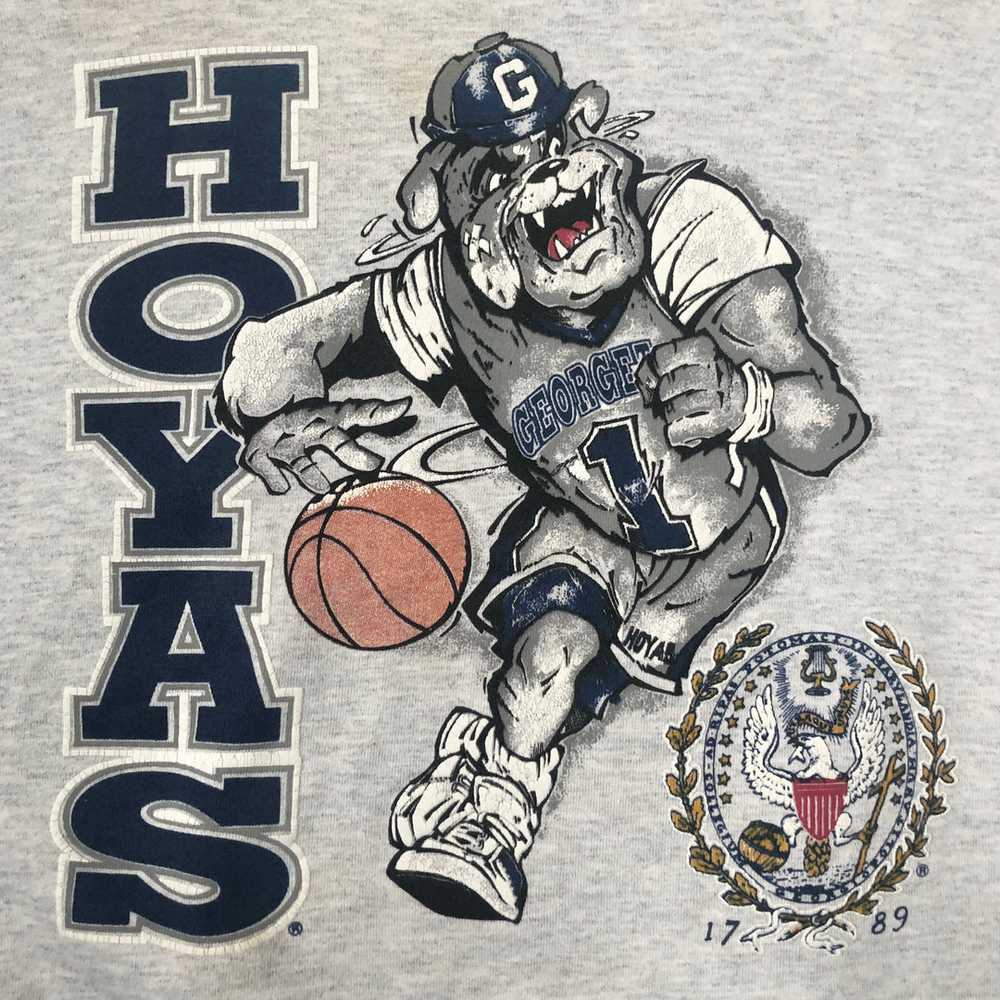 Vintage NCAA Georgetown Hoyas Crewneck Sweatshirt… - image 2