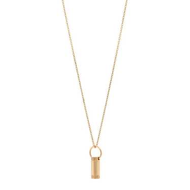 CARTIER 18K Yellow Gold LOVE Screwdriver Pendant … - image 1