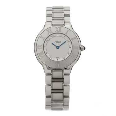 CARTIER Stainless Steel 31mm Must De 21 Quartz Wa… - image 1