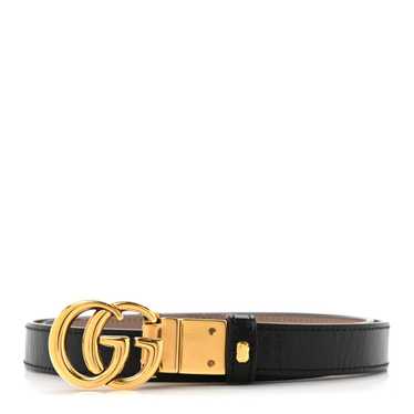 GUCCI Plutone Calfskin Double G Reversible 20mm B… - image 1