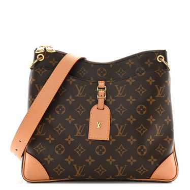 LOUIS VUITTON Monogram Odeon MM Natural