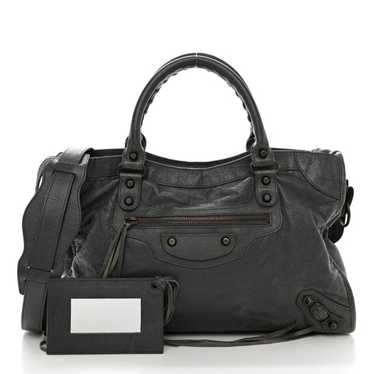 BALENCIAGA Agneau Classic Hardware City Anthracite